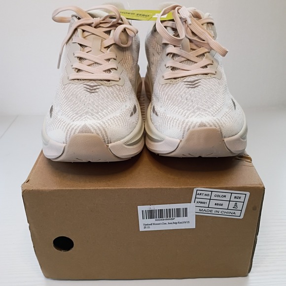 NWT Hawkwell Cloud Zero Active Womens Running Shoes Beige Knit XP9501 Size 8 NEW - Picture 3 of 10